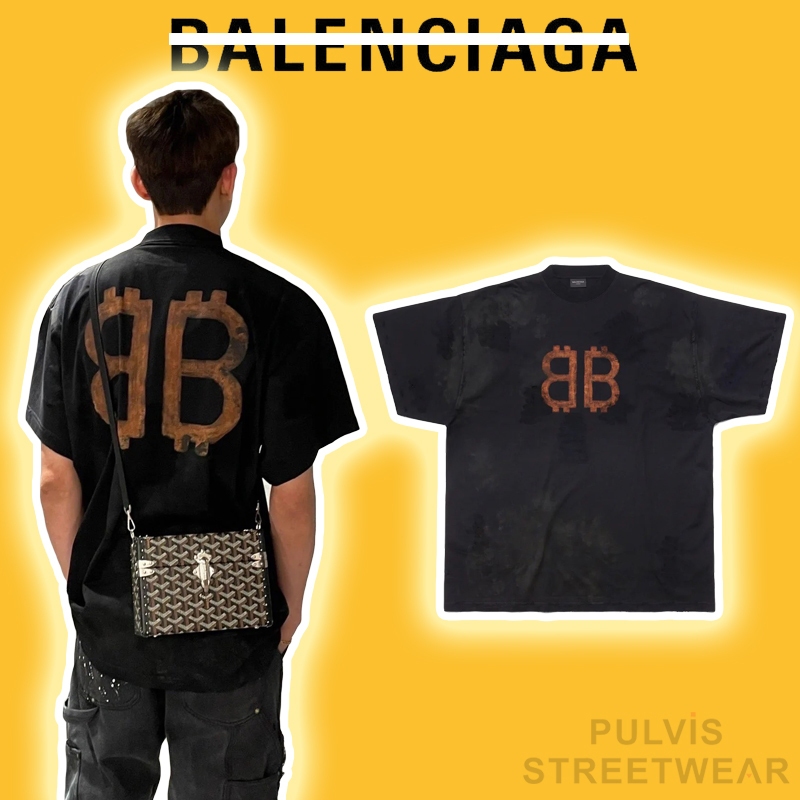 ⚡️[Mirror Quality] - Áo Tee BLG Cypto 24FW Oversized T-Shirt, Áo phông nam, áo thun nam, áo nam