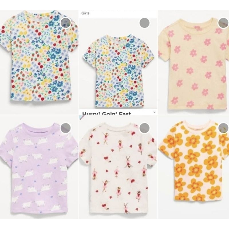 Áo cộc hãng Old Na.vy bé trai,bé gái size 1-5 tuổi(ngẫu nhiên ngẫu)