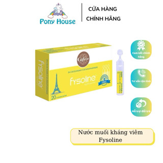 Nước Muối Sinh Lý Vàng Gifrer Fysoline Pháp Giảm Chảy Mũi Cho Bé Từ Sơ Sinh lọ 5ML