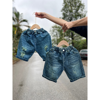 Quần áo trẻ em Quần bò mài , quần bò rách cho bé trai size 15kg-35kg