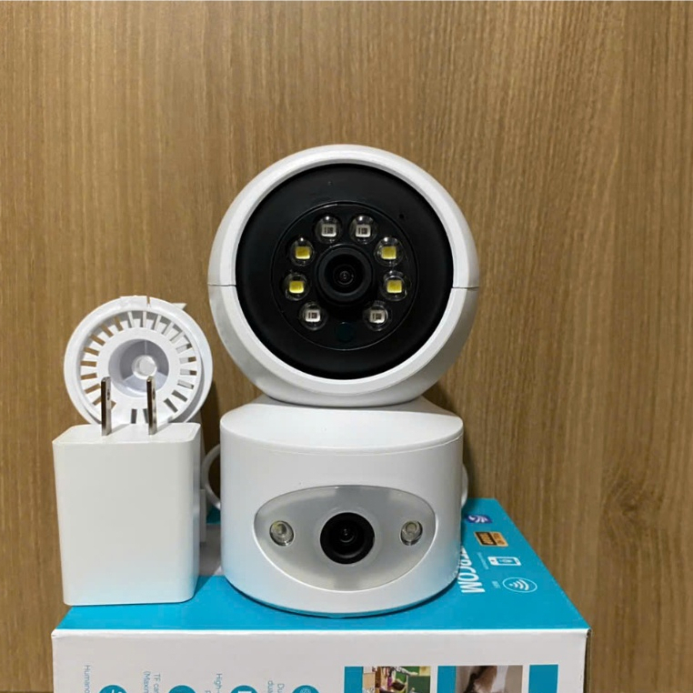 Camera Wifi Yoosee 2 Mắt Trong Nhà 09B - Hình Ảnh Chuẩn HD Xoay 360 Độ Đàm Thoại 2 Chiều - Kèm Chân 