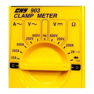 Ampe kìm hiển thị số CHY-903 đo dòng AC, đo điện áp, điện trở, thông mạch (600A, 600V)