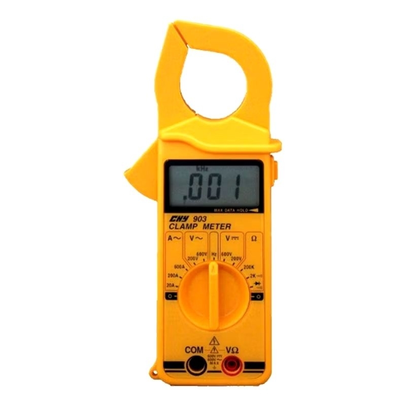 Ampe kìm hiển thị số CHY-903 đo dòng AC, đo điện áp, điện trở, thông mạch (600A, 600V)