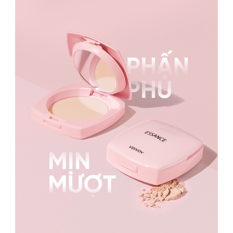 ( Tem chính hãng) Phấn Phủ Mịn Mượt Esance Silky Pack 9G. Vỏ mới. Date 2026