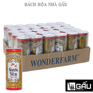 Thùng 30 Lon Nước Yến Ngân Nhĩ WONDERFARM 240ml
