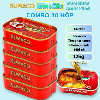 Combo 10 Hộp Cá Mòi Sumaco Sốt Cà Thái Lan - Hộp 125g