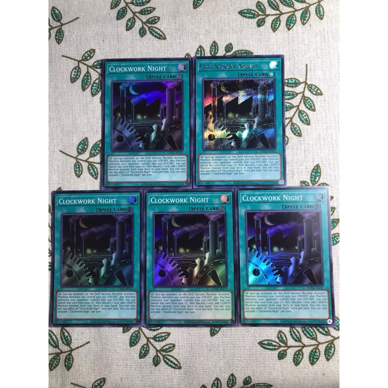 [LiLy_Yugioh] Lá bài Suda-AE117 Clockwork Night (SER)