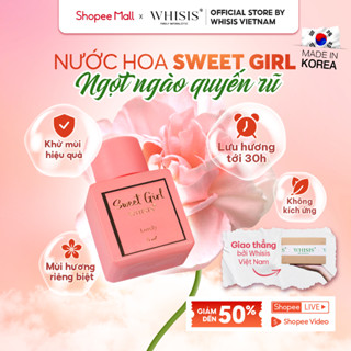 [Che Tên] Nước Hoa Vùng Kín Cô Bé Cao Cấp Whisis Sweet Girl Inner 5ml Ngọt Ngào Tinh Tế Lưu Hương 48H