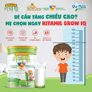 cao thần tốc Lớn vượt mốc với sữa kitamil grow IQ 3-15 tuổi