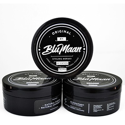 Sáp vuốt tóc BLUMAN ORIGINAL ĐEN 100gr tạo kiểu giữ nếp cho tóc - Chuyên Barber Shop