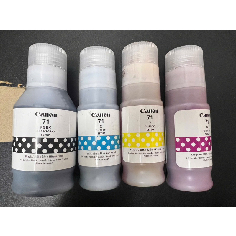 Mực in Canon GI-71 bóc máy dùng cho máy in Canon G1020/G2020/G3020