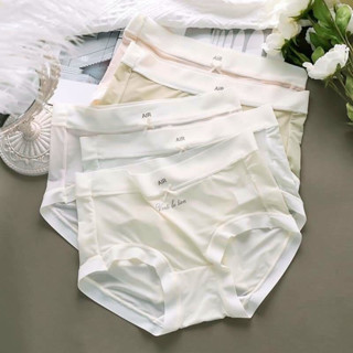 Set 10 Quần Lót Nữ Su Lụa Tàng Hình Chữ Air, quần chíp nữ cạp cao mềm mịn, ôm trọn vòng 3 quanlotxinh