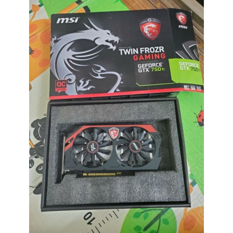 VGA GTX 750TI card màn hình MSI full box đẹp như mới
