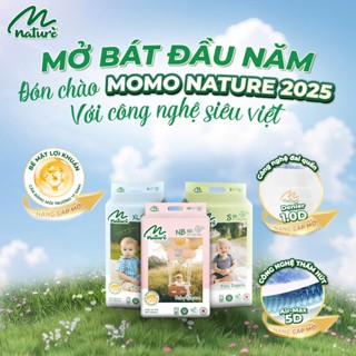 Bỉm quần/dán MOMO DIAMOND NATURE/MOMO HONEY hữu cơ cao cấp quần/dán size M60/L54/XL50/XXL48
