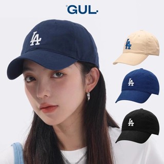 Mũ lưỡi trai MLB nón kết LA màu xanh navi cho nam nữ logo nhỏ trắng chất cotton hàng xuất dư cao cấp đủ tag mác