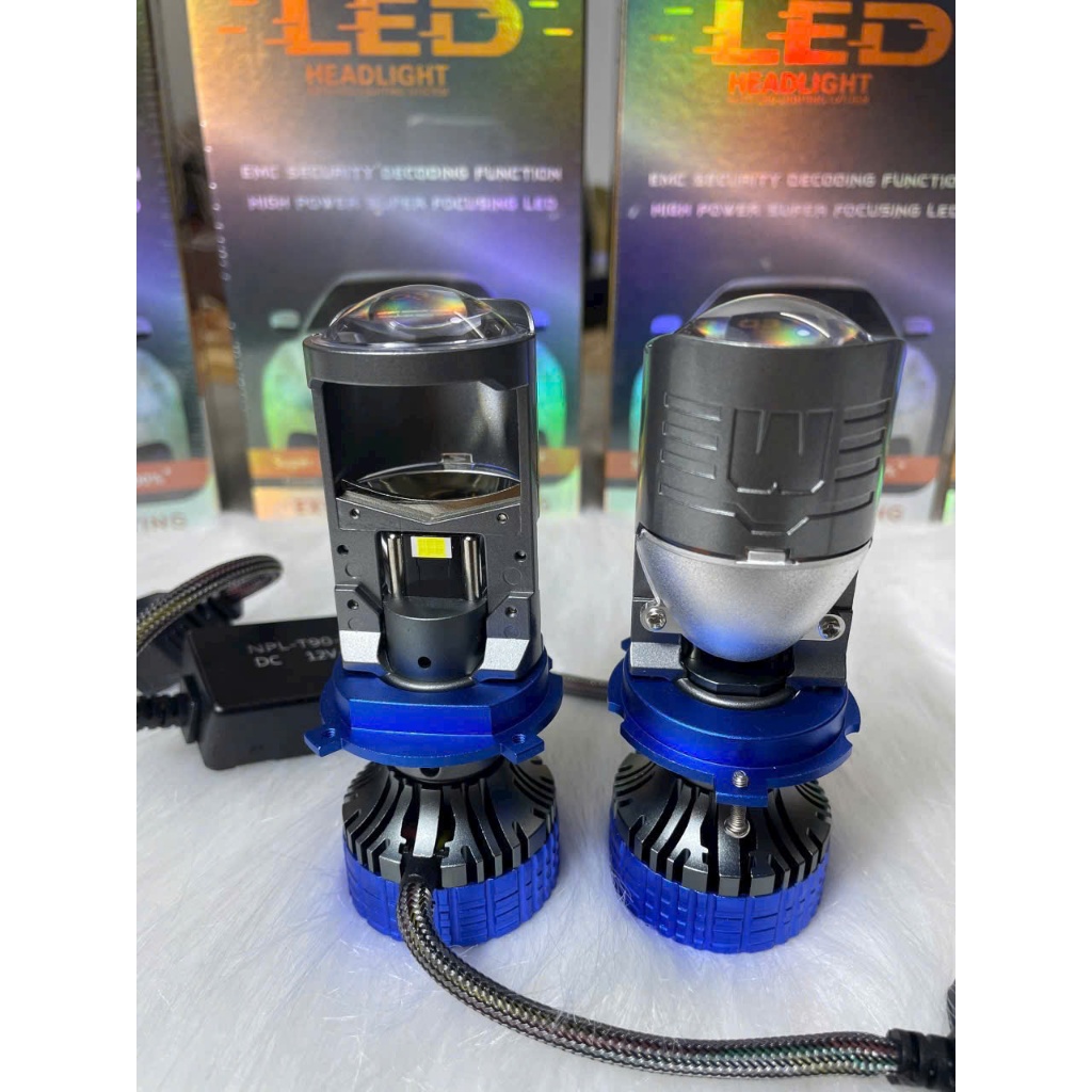 ĐÈN LED T90 -H4 SIÊU SÁNG  12V-24V/80W