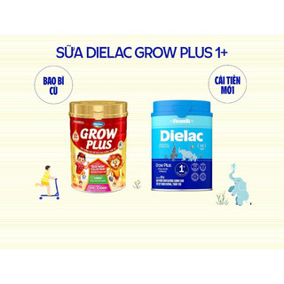 Sữa bột Dielac Grow Plus 1+ 850g (mẫu mới)