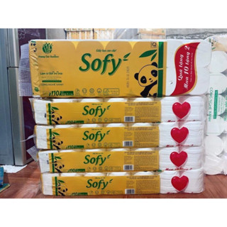 COMBO 2 bich Giấy vệ sinh SOFY Gấu trúc vàng 1,6kg shopgiadung1k.
