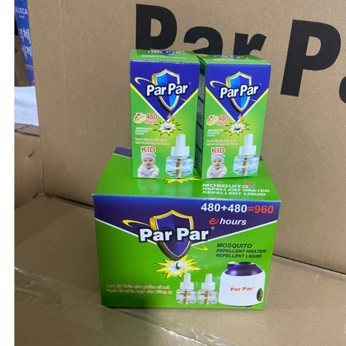 Máy Đuổi Muỗi ParPar Tặng Kèm 2 Lọ Tinh Dầu Đuổi Muỗi-Tặng 2 Lọ Tinh Dầu Đuổi Muỗi