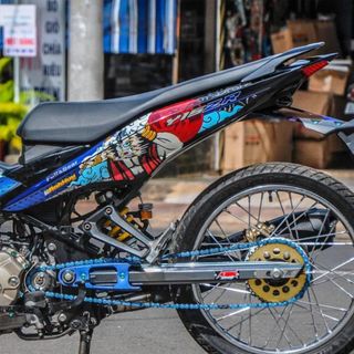 Tem Rời EXCITER 150 SAMURAI - MS78 - KHÔNG PHAI MÀU - DECALQ7