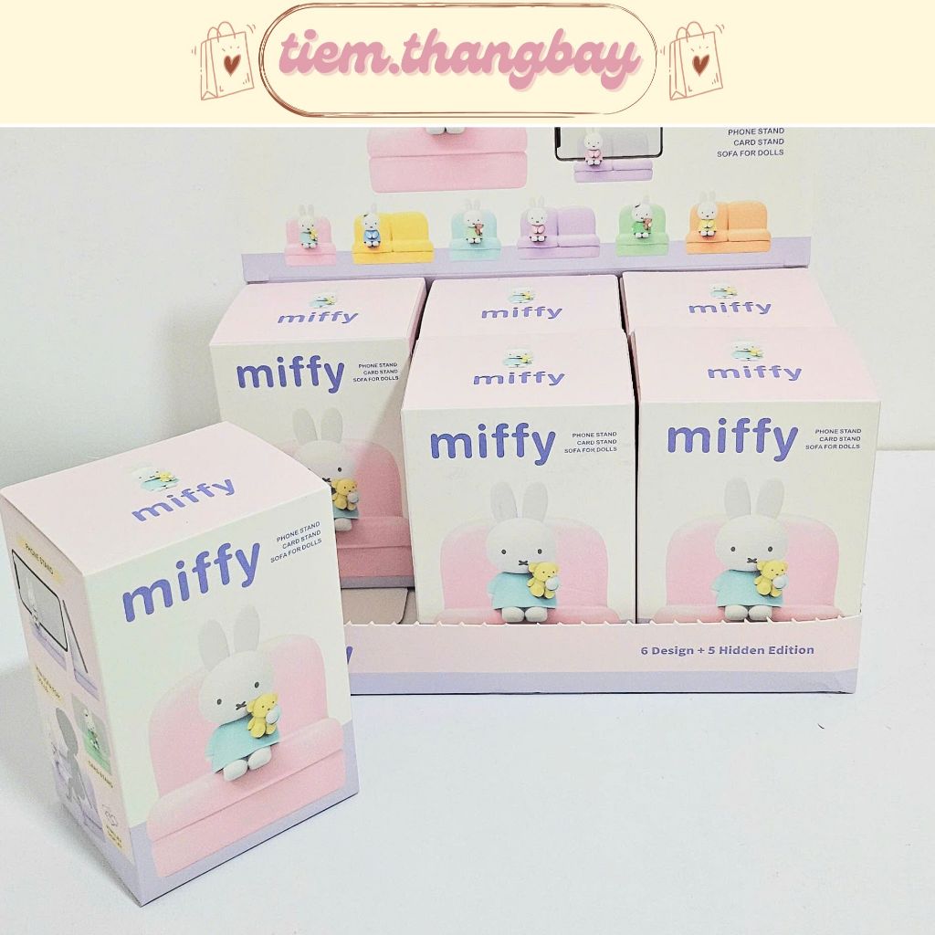 (Đọc kĩ mô tả) (CÓ SẴN) HỘP MÙ - BLIND BOX GIÁ ĐỠ ĐIỆN THOẠI, TRANG TRÍ ĐỂ BÀN MIFFY RABBIT