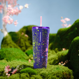 Bình Starbucks CCUP 24OZ SS PURPLE SPRAK (710 mL)