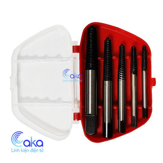 Bộ Tháo Bu Lông Ốc Vít-5 Mũi (Tháo Khoét Ốc Gẫy Trờn Ren )