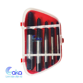 Bộ Tháo Bu Lông Ốc Vít-5 Mũi (Tháo Khoét Ốc Gẫy Trờn Ren )
