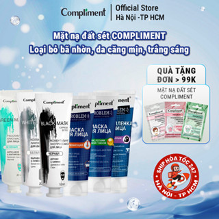 Mặt nạ đất sét COMPLIMENT giúp loại bỏ bã nhờn, da căng mịn, trắng sáng 80ml