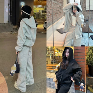 42kgroom SET NỈ SWT dài ( áo khoác nỉ + quần dài )