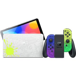 Máy chơi game Nintend Switch Oled Splatoon 3 Edition (Fullbox - Likenew - Hack)