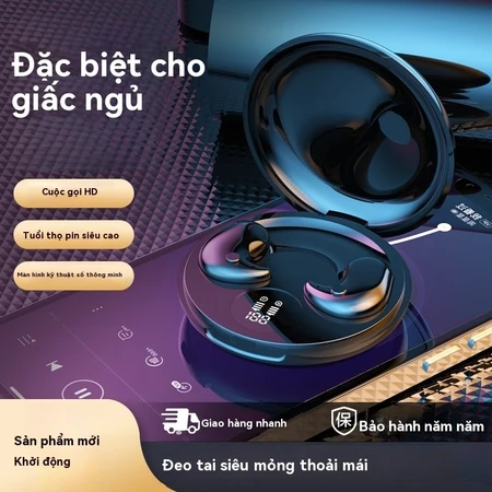 Tai Nghe Ngủ Y29 Tai Nghe Bluetooth 5.3 Nhét Tai Pass Căng ,Pin Trâu, Chống Nước, Có Mũ Tai Chống Ồn