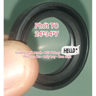 Phớt TC 24*34*7 , 24x34x7