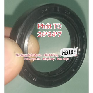 Phớt TC 24*34*7 , 24x34x7