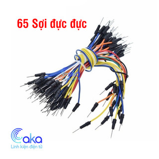 Bộ 65 sợi Dây Cắm Breadboard Đực Đực Nhiều Kích Cỡ 65 Sợi