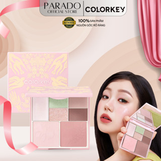 Bảng Phấn Trang Điểm Mắt 7 Màu Colorkey Chất Phấn Mịn, Bảng Màu Dễ Kết Dễ Sử Dụng
