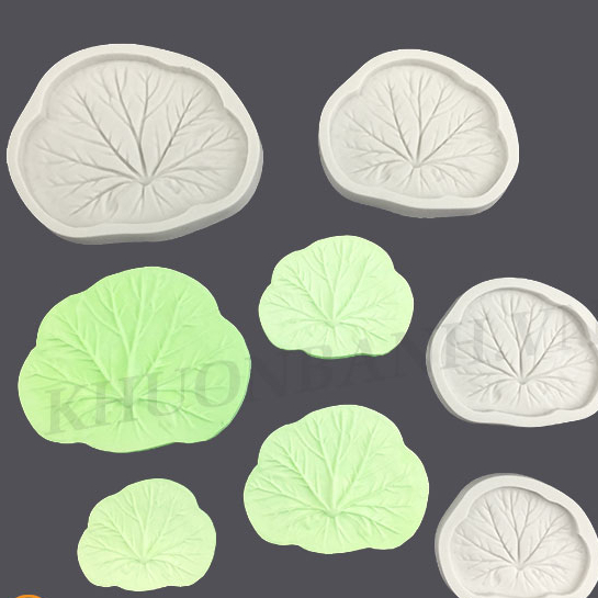 Khuôn silicon lá sen nhiều size khuôn rau câu khuôn xôi đậu khuôn socola