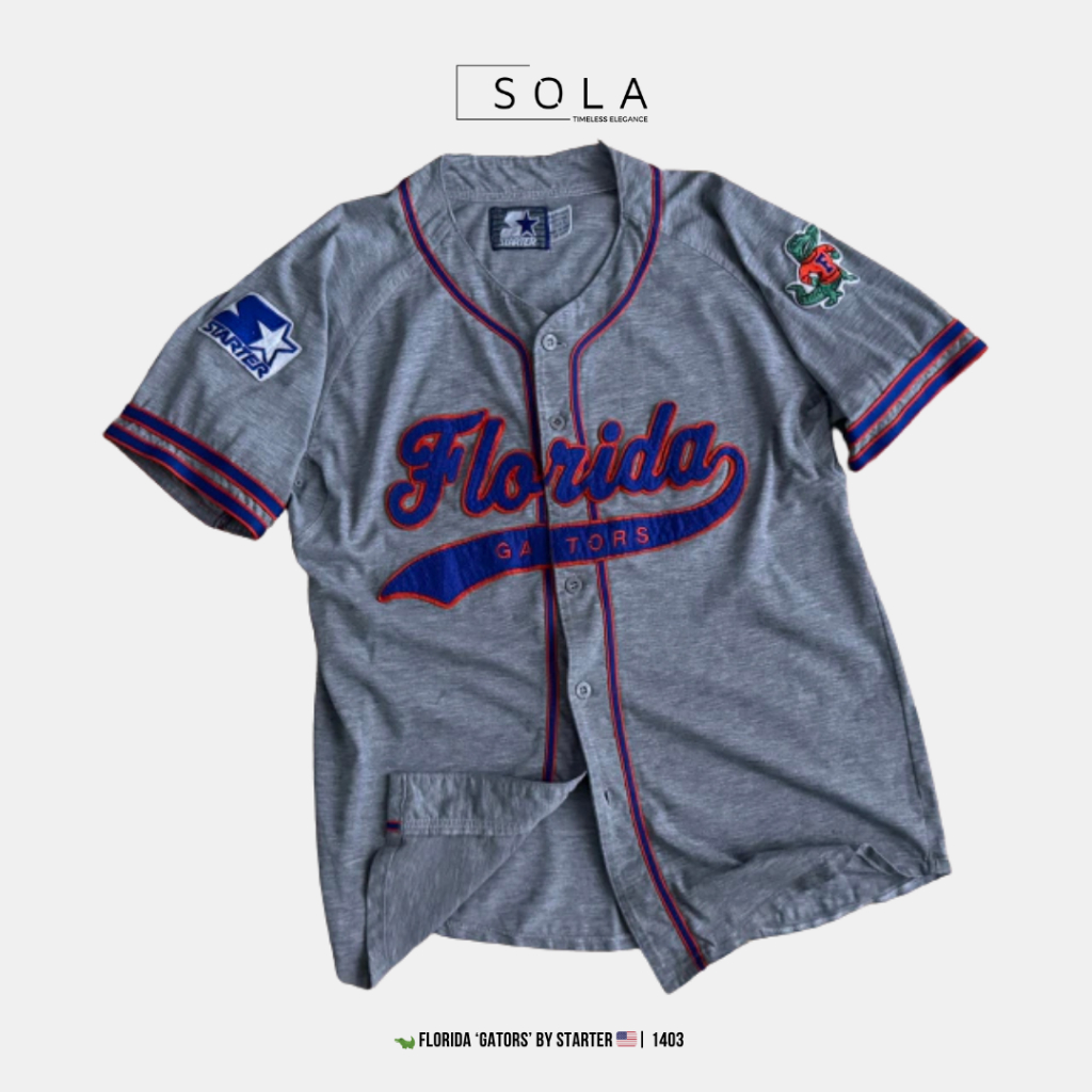 Áo bóng chày Collectors Baseball Jersey Florida ‘Gators’ by Starter 🇺🇸