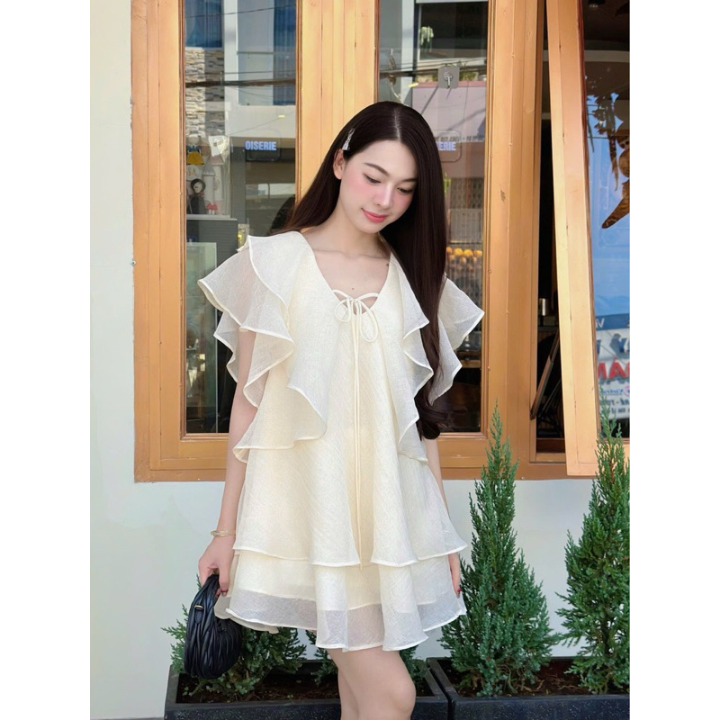 LAVIA DRESS / 3 MÀU ĐỎ - VÀNG - KEM | BigBuy360 - bigbuy360.vn