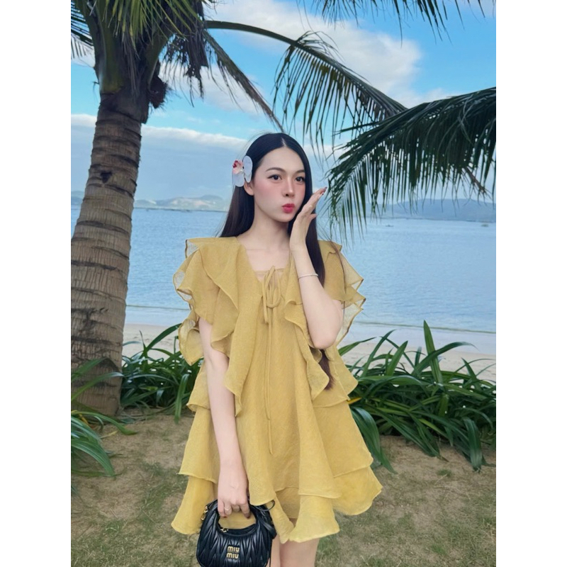 LAVIA DRESS / 3 MÀU ĐỎ - VÀNG - KEM | BigBuy360 - bigbuy360.vn