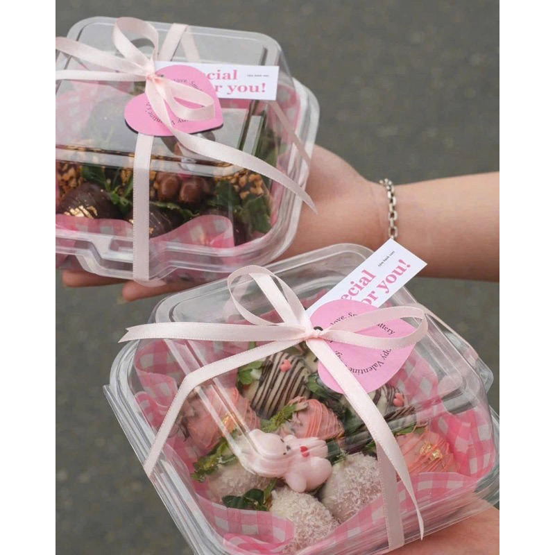 Set Hộp bento trong đựng bánh kem, bánh sinh nhật mini, bánh bento, bánh gato