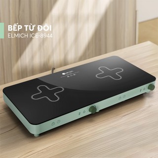  Bếp Từ Đôi Để Bàn Elmich ICE-8944  Bếp Điện Từ Đôi Công Suất 3400W Có inverter  Elmich Chính Hãng  