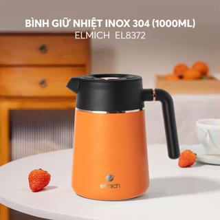  Bình Giữ Nhiệt 1 Lít Elmich EL-8372 | Bình Nước Giữ Nhiệt INOX 304 Có Lọc Trà Elmich Chính Hãng 