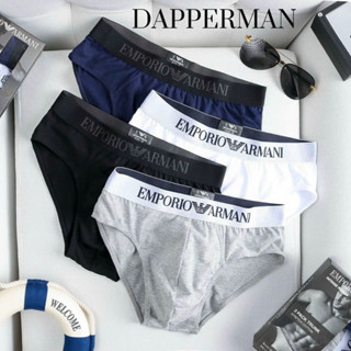 Quần lót nam sịp nam tam giác EA01, COMBO sịp nam trơn basic co dãn 4 chiều thoải mái diệu êm DAPPERMAN