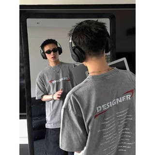 Áo Thun Nam Cổ Tròn Was Bạc Phong Cách Bụi Bặm HIT HOP Desginer