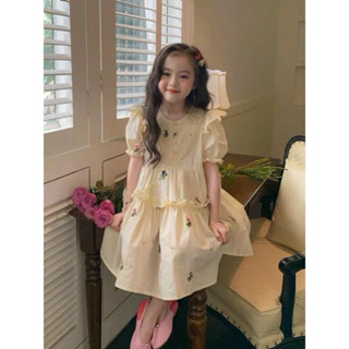 V11-MỘC BABY STORE  VÁY MÙA HÈ CHO BÉ GÁI DÁNG ĐẦM BABY DOLL XINH XẮN ,CHẤT ĐŨI XỐP MỀM MÁT 12-38kg