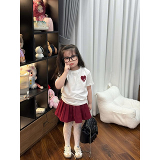 MỘC BABY STORE ,SÉT VÁY BÉ GÁI GỒM ÁO COTTON KÈM CHÂN VÁY XINH XẮN