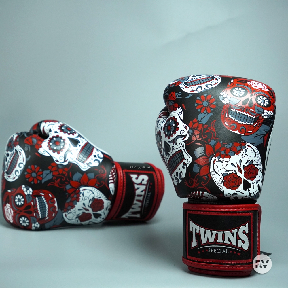 GĂNG TAY BOXING TWINS FBGVL3-53 RED