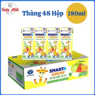 Thùng 48 Hộp Sữa Nutricare Smarta Grow Hương Trái cây Nhiệt Đới 180ml