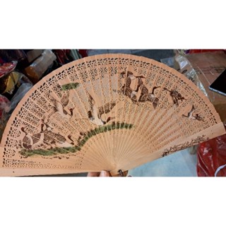 Quạt gỗ thơm - Đồ Hầu Đồng - Cúng lễ - Biểu diễn
